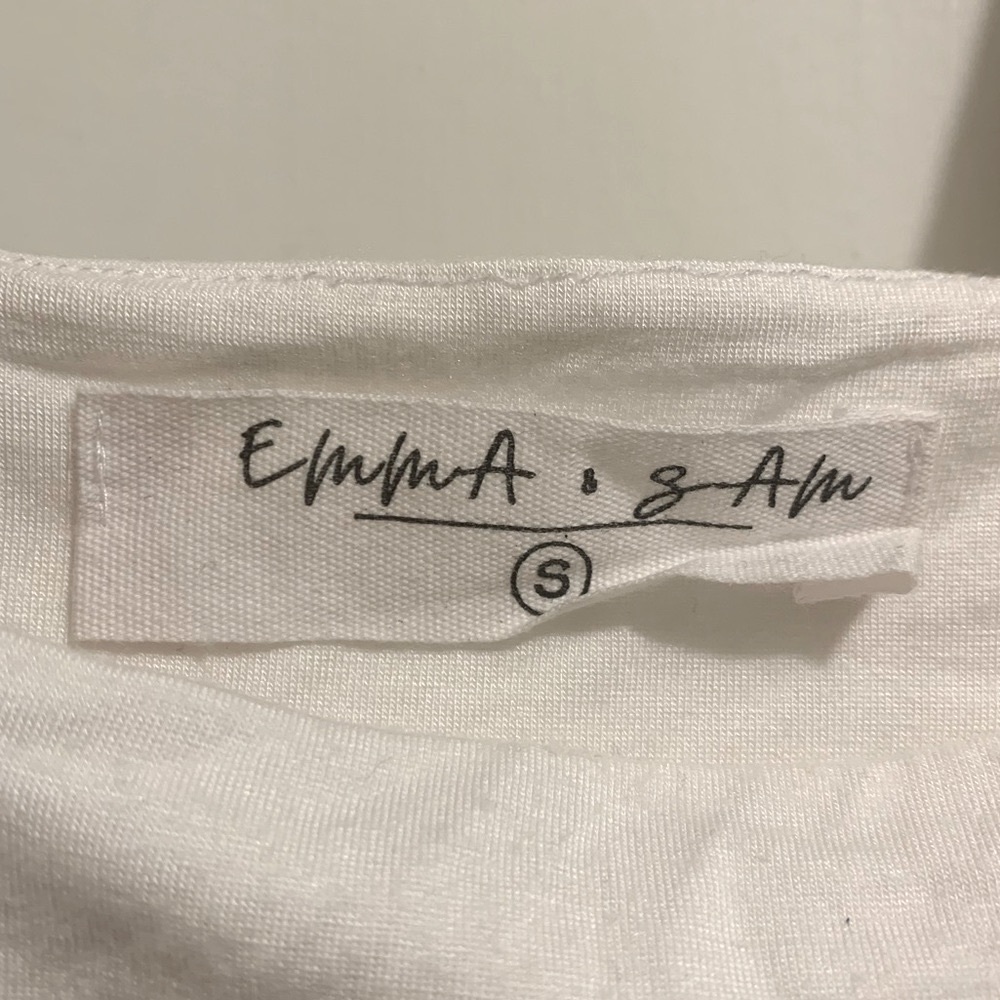 LF White Checker Strap Cropped Tank Top - Picture 5 of 5